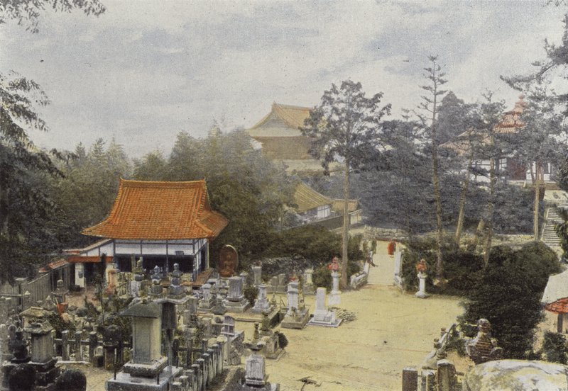 Kurodani hřbitov v Kioto, vytesané hrobky od European Photographer