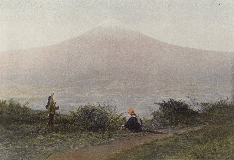 Fousi-Yama, Voican Japonska od European Photographer