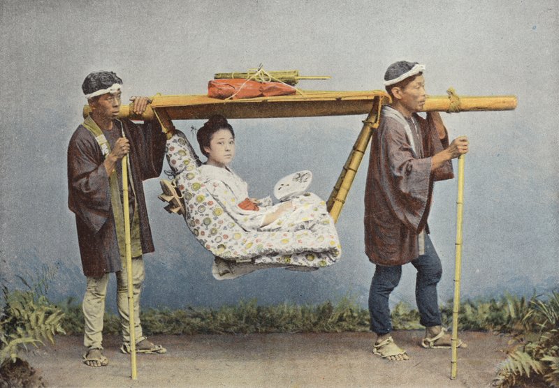 Cestovní židle Kago, Japonsko od European Photographer