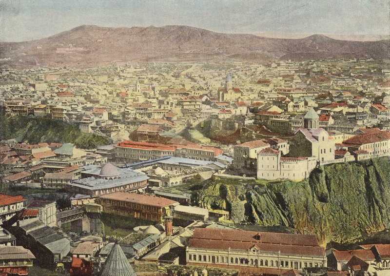 Tiflis, Celkový Pohled Na Levý Břeh Koura od European Photographer