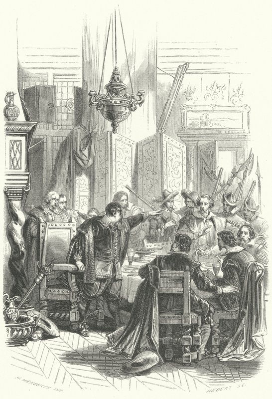 Zatčení Sebastiena de la Laruelle, starosty Lutychu, 1637 od European School