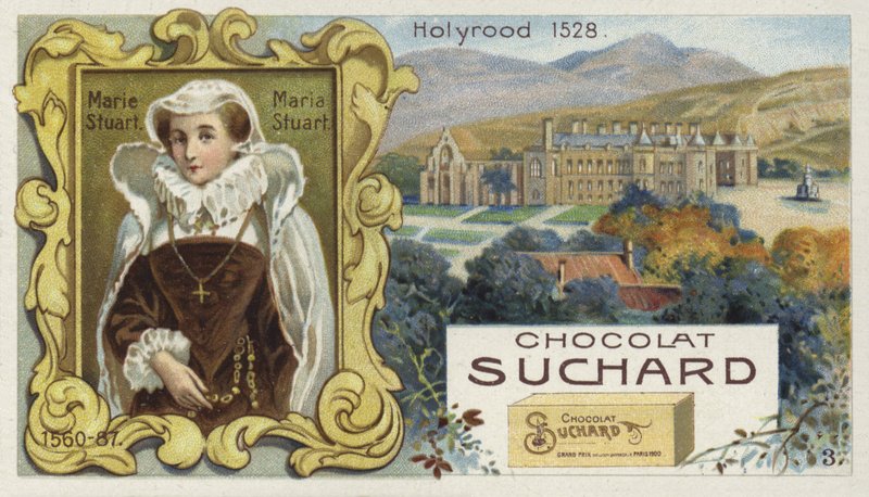 Marie, skotská královna, a palác Holyrood, Edinburgh od European School