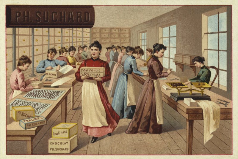 Balení čokolád v továrně od European School