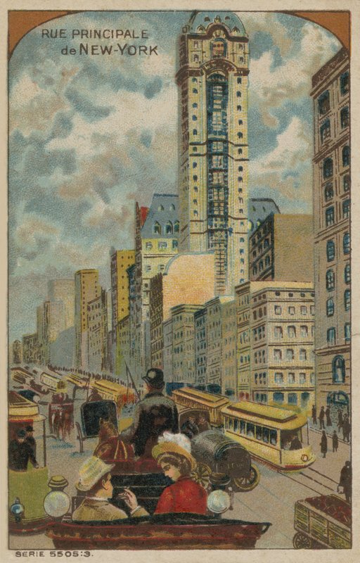 Hlavní ulice města New York od European School