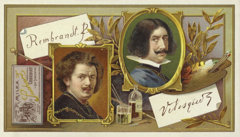 Rembrandt van Rijn a Diego Velasquez od European School