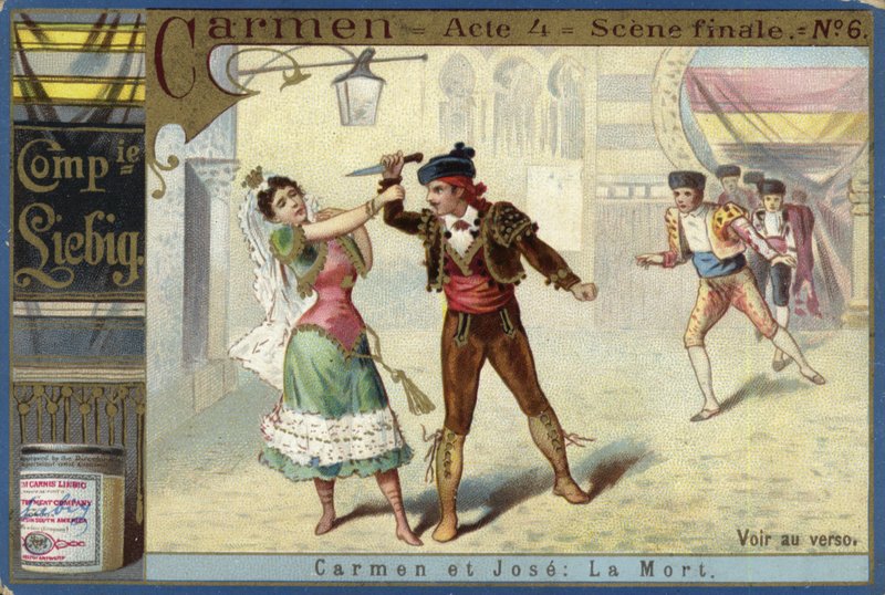 Scéna z Carmen, Georges Bizet od European School