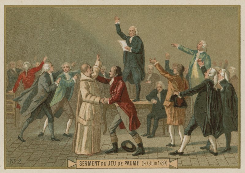 Přísaha tenisového kurtu, Francouzská revoluce, 20. června 1789 od European School