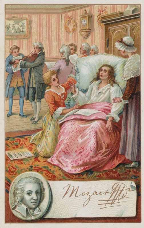 Mozartova smrt, 1791 od European School