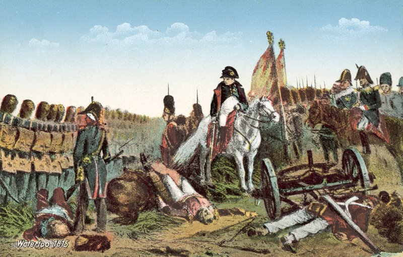 Waterloo 1815, polovina praporu vlevo, palba! od European School