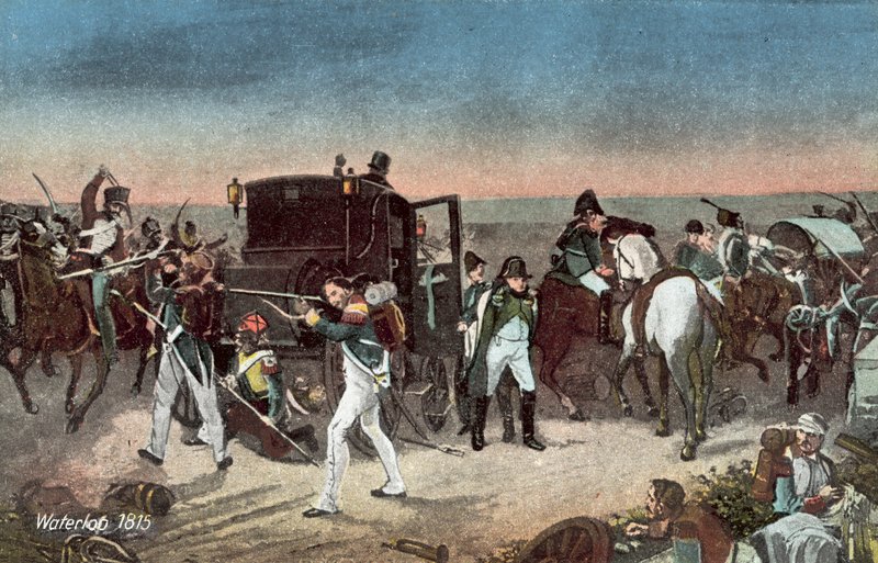 Waterloo 1815, Zajetí kočáru Napoleona od European School