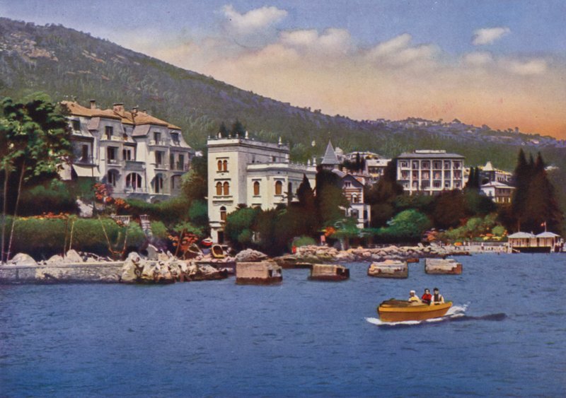 Opatija, nyní Opatija v Chorvatsku: vily z přístavu, sanatorium Dr. Horvat a další (foto) od European Photographer