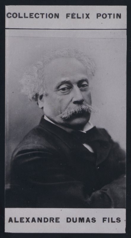 Alexandre Dumas Son (1824-1895) (černobílá fotografie) od European Photographer