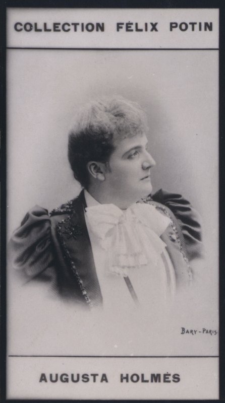 Augusta Holmes (1850-1902) (černobílá fotografie) od European Photographer
