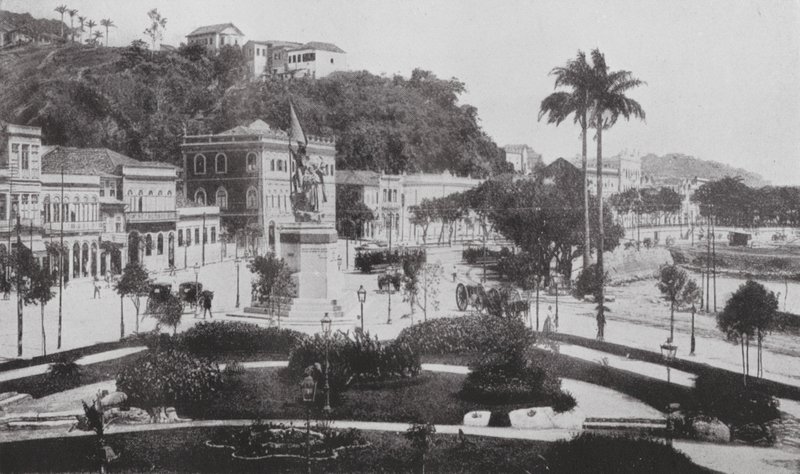 Brazílie: Praca Cabral, Rio (čb fotografie) od European Photographer