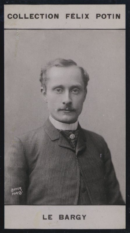 Charles-Gustave-Antoine Le Bargy (1858) (černobílá fotografie) od European Photographer