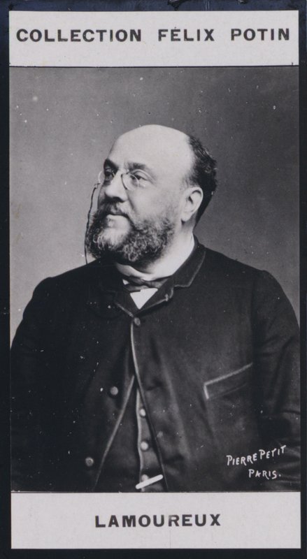 Charles Lamoureux (1834-1899) (černobílá fotografie) od European Photographer