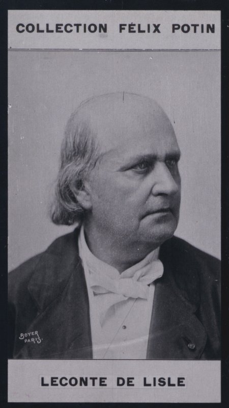 Charles Leconte De Lisle (1818-1894) (černobílá fotografie) od European Photographer