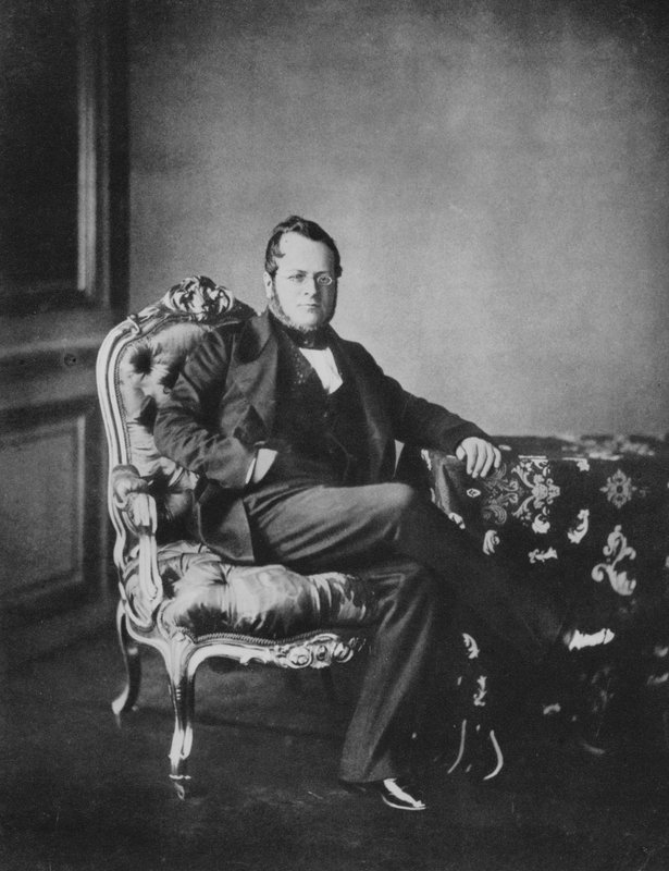 Count Cavour (černobílá fotografie) od European Photographer