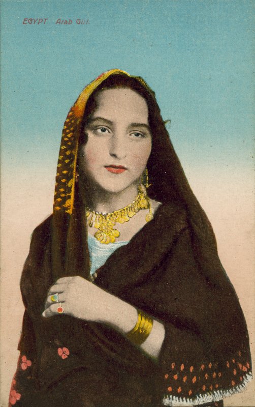 Egypt, Arabka (kolorovaná fotografie) od European Photographer