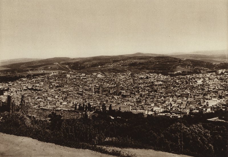 Fez, Celkový pohled (č/b fotografie) od European Photographer