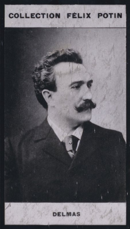 Francois-Joseph Delmas (1861) (černobílá fotografie) od European Photographer