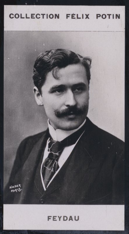Georges Feydeau (1863) (černobílá fotografie) od European Photographer