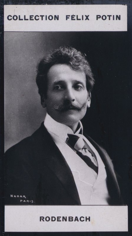 Georges Rodenbach (1855-1899) (černobílá fotografie) od European Photographer
