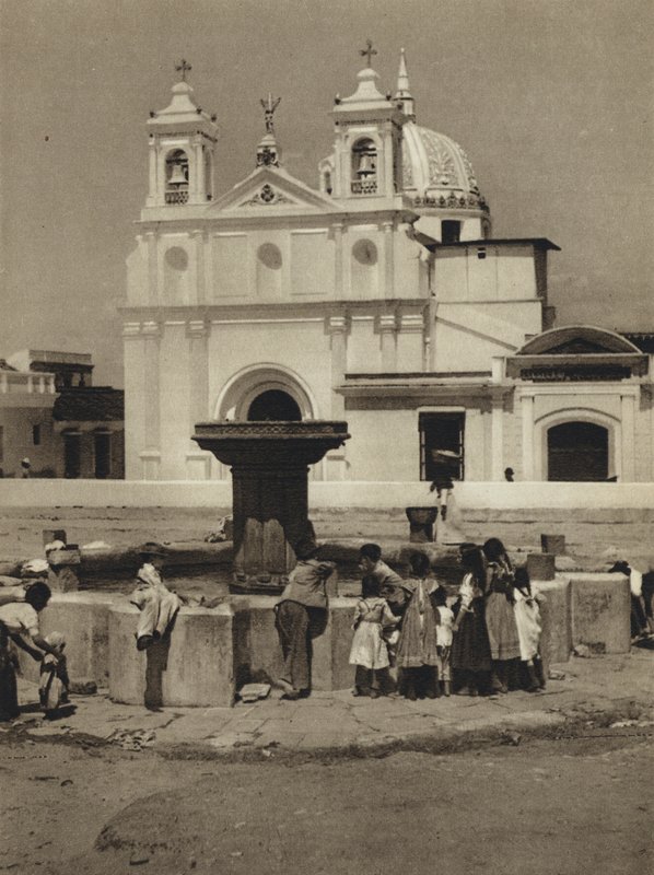 Guatemala, kostel Belen (černobílá fotografie) od European Photographer