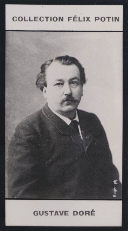 Gustave Dore (1833-1883) (černobílá fotografie) od European Photographer