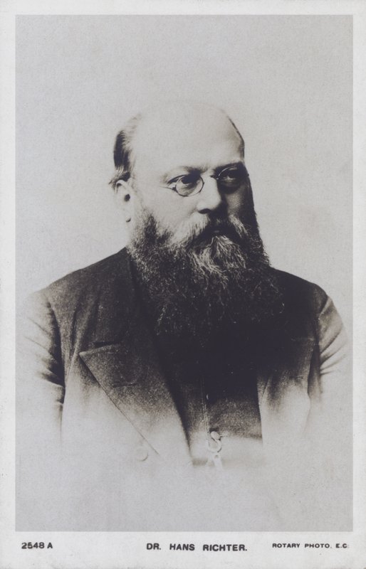 Hans Richter, rakousko-maďarský dirigent (čb foto) od European Photographer