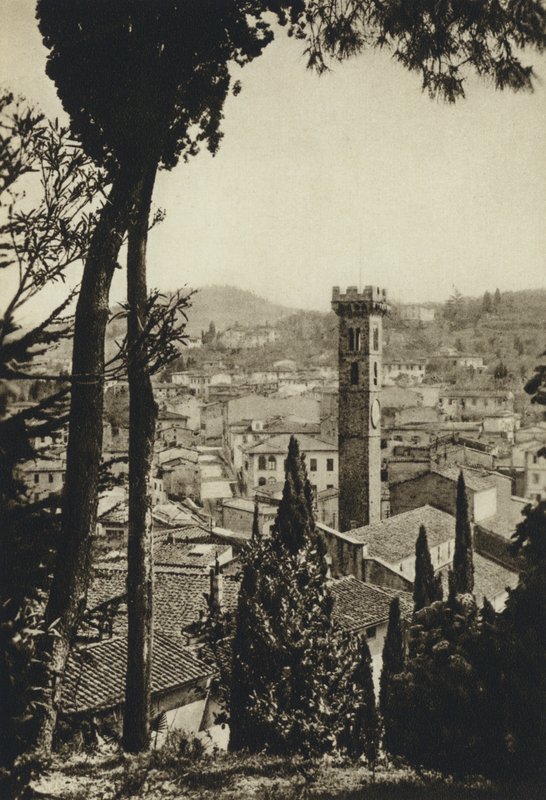 Itálie, Fiesole (č/b fotografie) od European Photographer