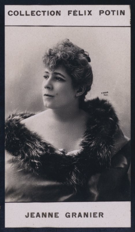 Jeanne Granier (1852) (černobílá fotografie) od European Photographer