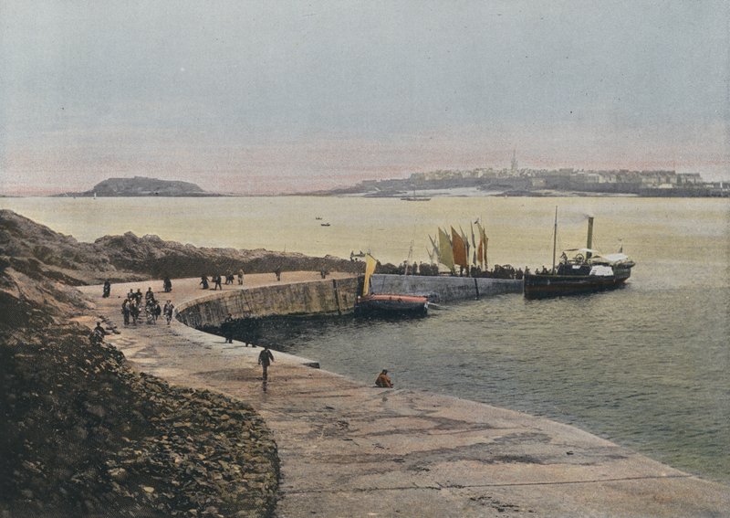 Zátoka Saint-Malo, při pohledu z Dinard (barevné fotografie) od European Photographer