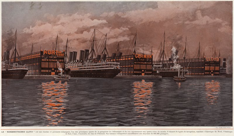 "Norddeutscher Lloyd" (čb fotografie) od European Photographer