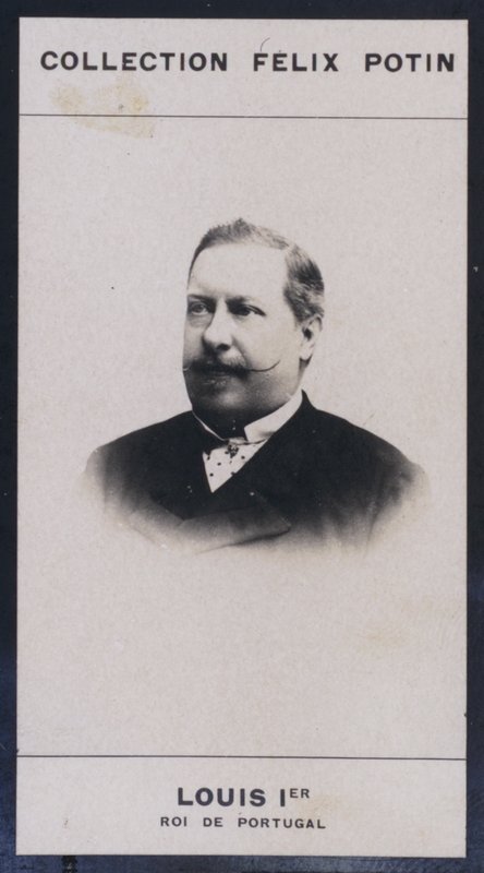 Ludvík I., portugalský král (1838-1889) (černobílá fotografie) od European Photographer