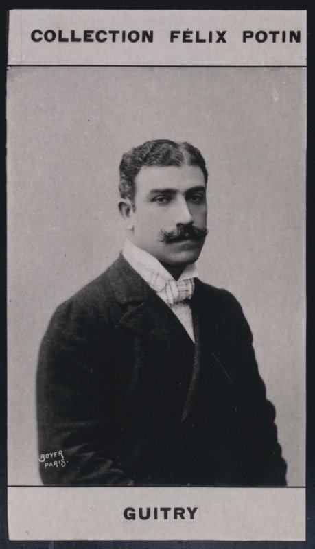 Lucien Guitry (1860) (černobílá fotografie) od European Photographer