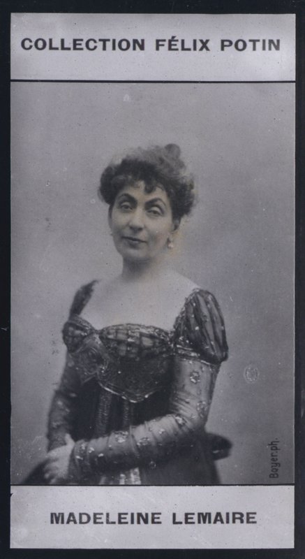 Madeleine Lemaire (1845) (černobílá fotografie) od European Photographer
