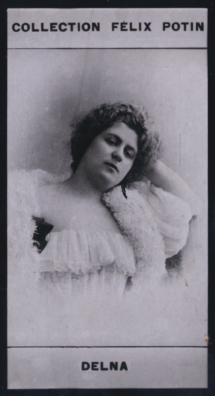 Marie Delna (1875) (černobílá fotografie) od European Photographer