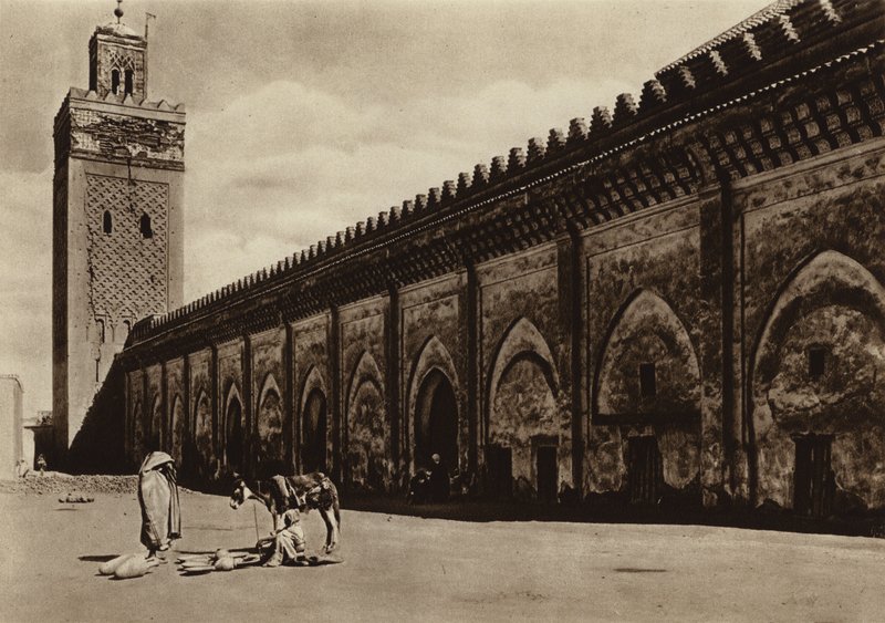 Marrákeš, mešita Kasbah (čb fotografie) od European Photographer