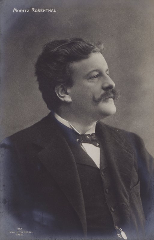 Moritz Rosenthal , polský pianista a skladatel od European Photographer