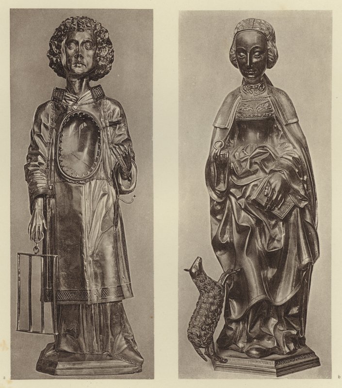 Munster i W, Svatá Anežka; Minden, St Laurentius (černobílá fotografie) od European Photographer