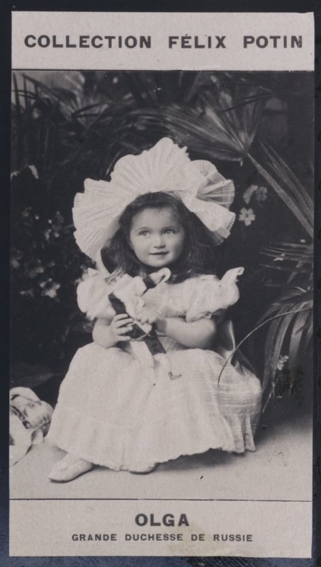 Olga, velkokněžna Ruska (1895) (černobílá fotografie) od European Photographer