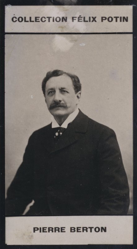 Pierre Berton (1842) (černobílá fotografie) od European Photographer