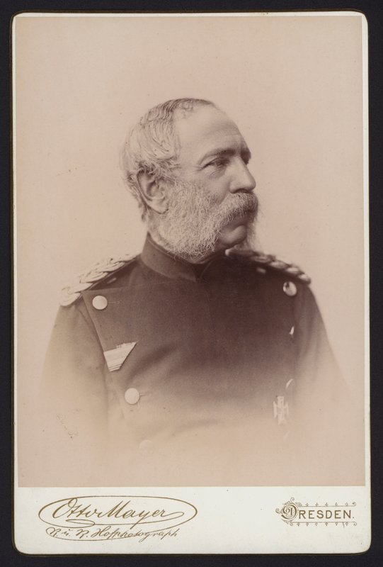 Portrét, Albert, saský král (čb fotografie) od European Photographer