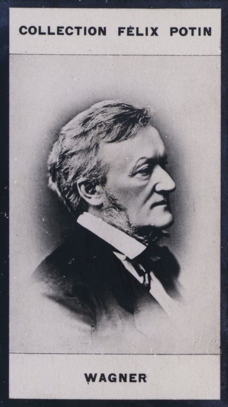 Richard Wagner (1813-1883) (černobílá fotografie) od European Photographer