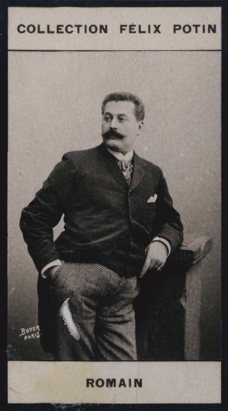 Romain (1858) (černobílá fotografie) od European Photographer
