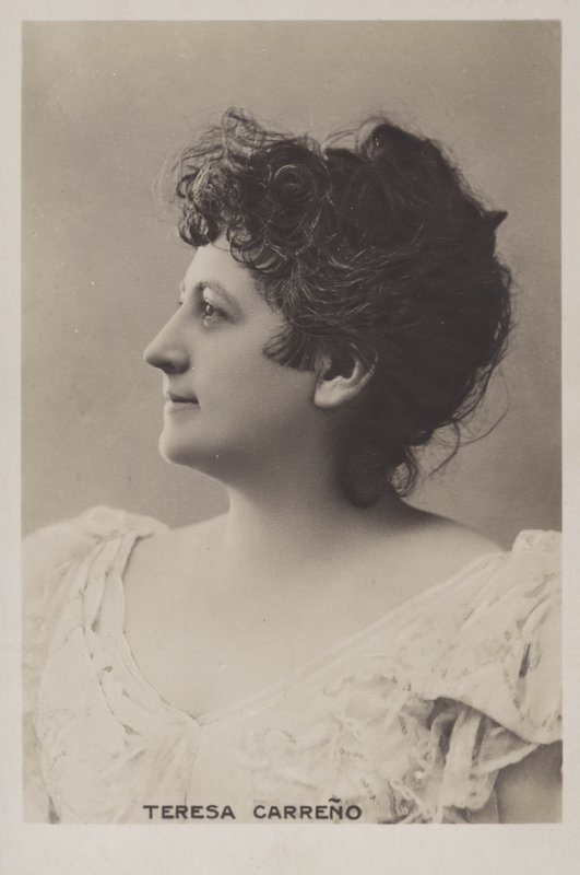 Teresa Carreno , venezuelská pianistka, zpěvačka, skladatelka a dirigentka od European Photographer