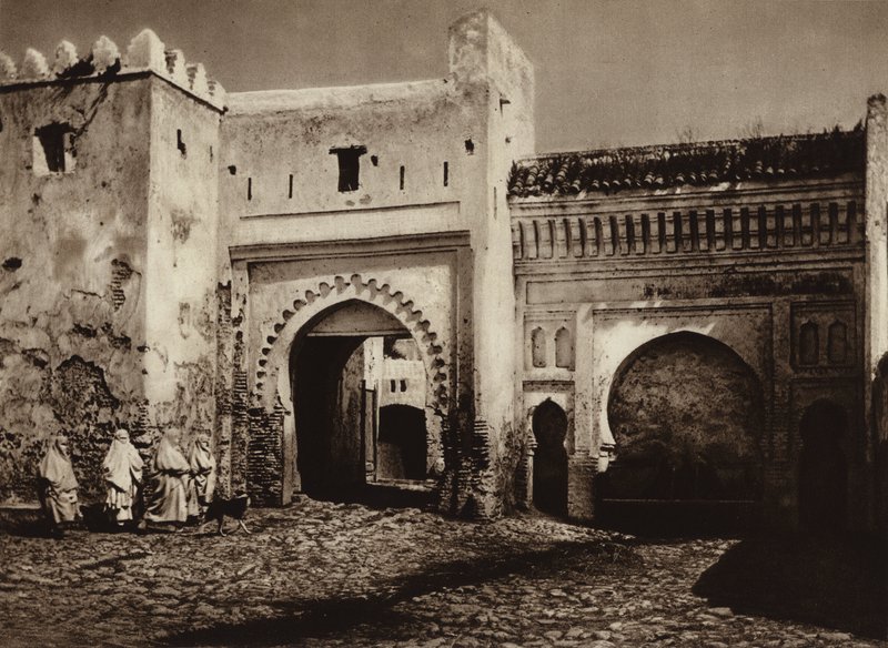 Tetuan, brána starého města (černobílá fotografie) od European Photographer