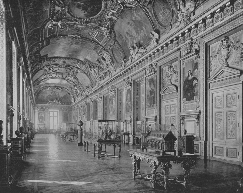 The Gallery of Apollo, Paříž (černobílá fotografie) od European Photographer