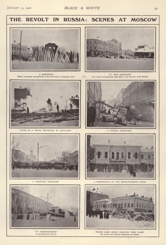 Revolta v Rusku, scény v Moskvě od European Photographer